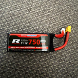 OMP HOBBY 3S 11.1V 750mAh 60C LiPo RC Battery Pack 1:10 OSHM2329 Battery