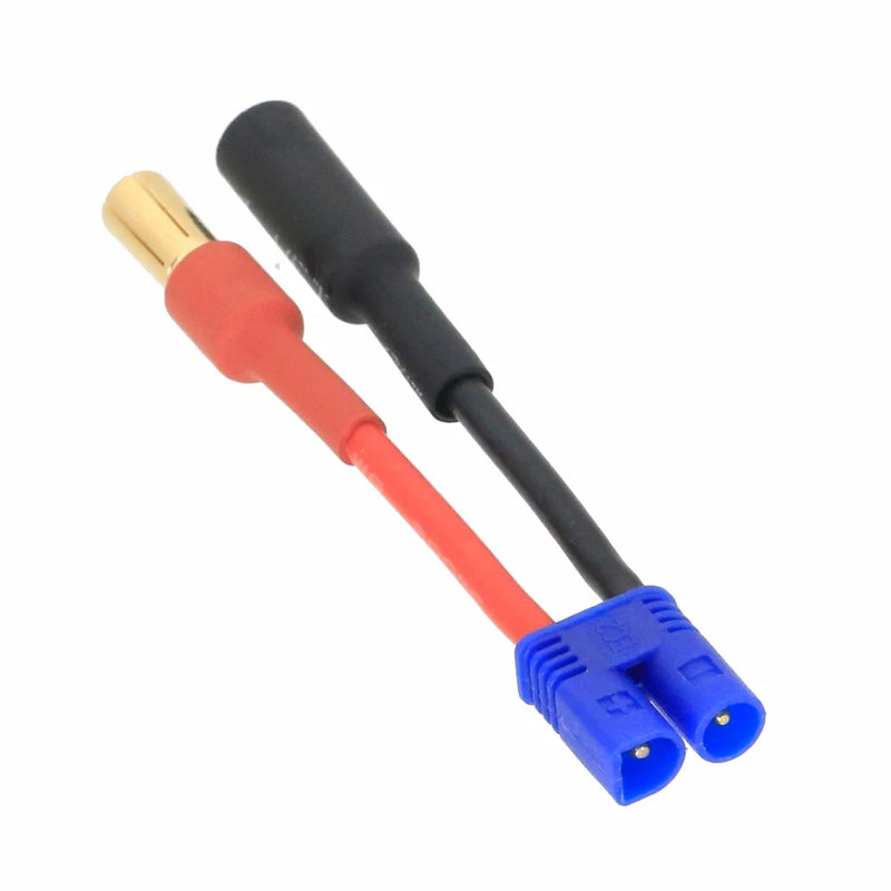 EC2 Male to HXT 5.5mm Male+/Female- cable 16AWG 5CM wire For RC Battery Toy FPV