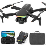 Mini Drone with 1080P Camera for Adults and Beginner,RGB LED Light FPV Black