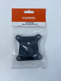 Yuneec E50 upper mount set with silicone dampers, dark plastic bracket
