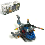 Toy Armed Helicopter Model Light & Sound Batteries Battery