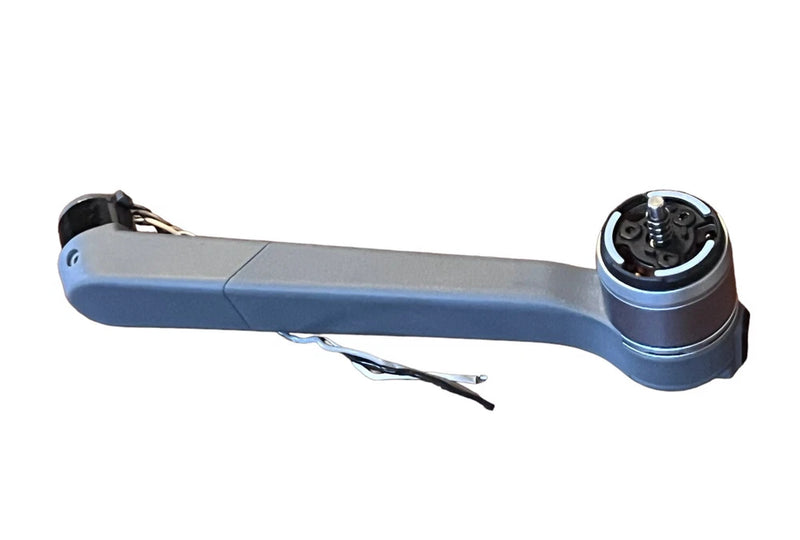DJI Mavic 2 motor arm, rear left—blue-gray arm with exposed wires and round motor