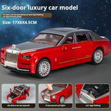 1:32 Rolls-Royce Phantom Diecast Model Car Toy Zinc Alloy Sound Light Gift Box