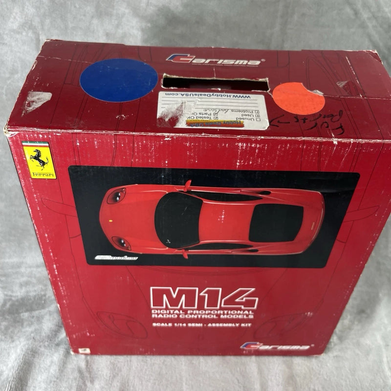 Carisma M14 Ferrari Enzo Radio Controlled Car 1/14 Scale For Parts bad Servo