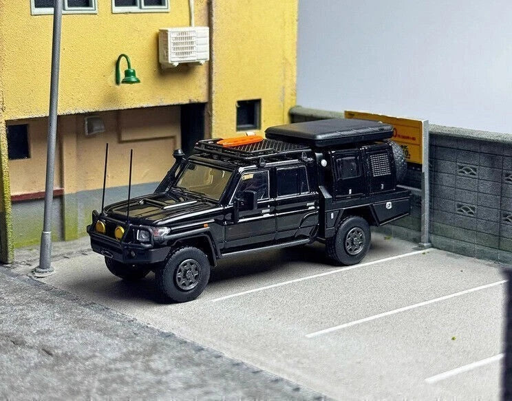 1/64 Alloy diecast model Toyota Land CruiserJ70 LC79 Pickup Truck 3 color