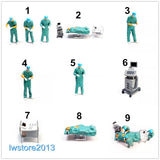 1/64 1/87 Surgeon Doctor Scene Props Miniatures Figures Model For Cars Vehicles