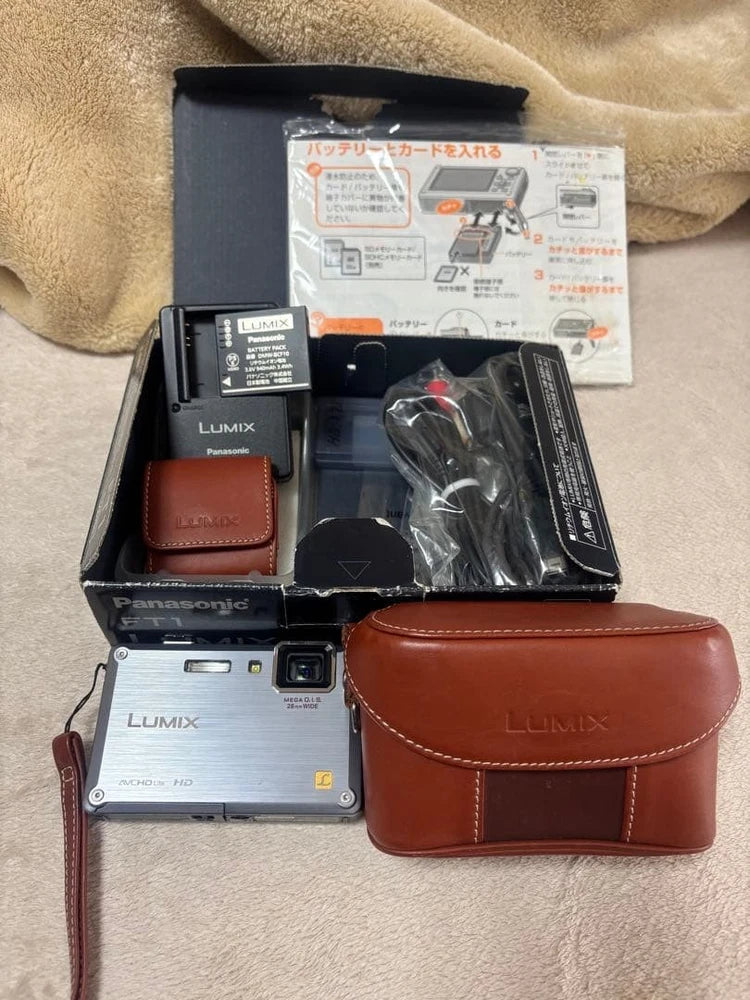 Panasonic Lumix FT1 Waterproof Camera 12MP Compact Digital Camera Accessories