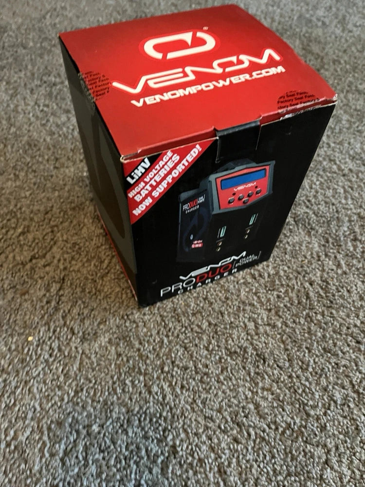 Venom Power Pro Duo LiPo Battery Charger LCD Screen Charging Leads Balance Charg Battery
