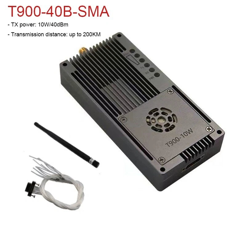 T900-40B-SMA T900-10W 200KM Drone Telemetry Radio Module for UAV Drones os67
