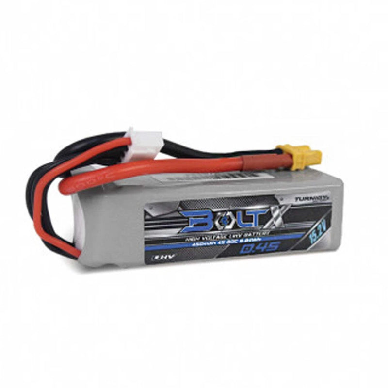 Turnigy BoltX LiHV 4S 450mAh 15.2V 80C LiPo Battery Pack w/XT30 Battery