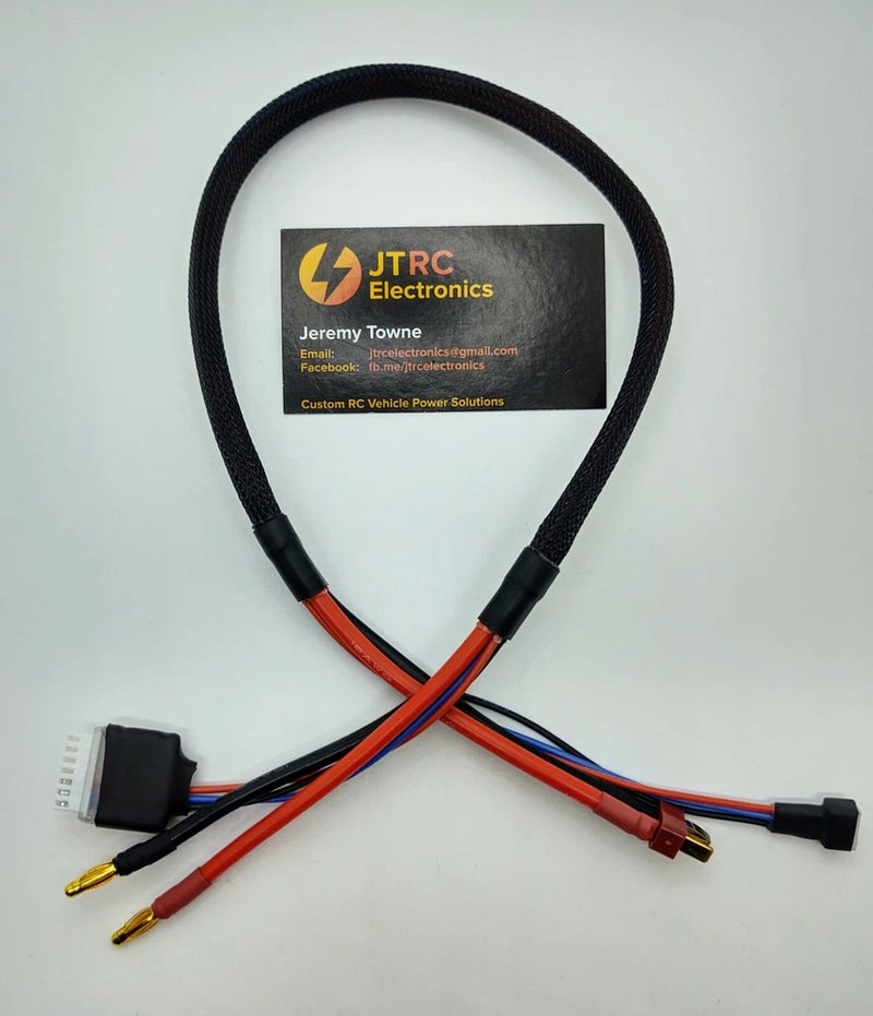 Icharger 406 Battery Lead 2s Charge Balance 4mm To Deans Lipo. 36in