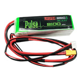 Pulse 2100mah 3S 9.9V 25C Receiver LiFePO4 Battery - XT60 Connector - RC TX&RX B Battery