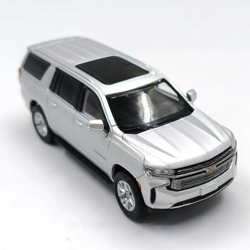 1:64 Suburban Full Size SUV Sports Model Diecast Display Car Red Black Silver