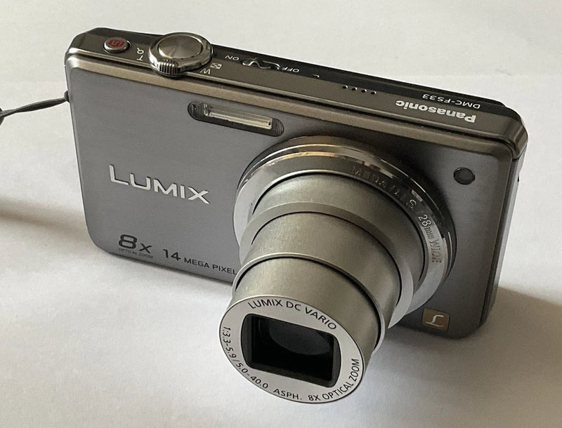 Panasonic Touch Screen Digital Camera Lumix DMC-FS33 14.1MP Full Working