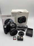 Panasonic Lumix DMC-FZ70 16.1MP Digital Camera Black w/60x Zoom Bundle MINT