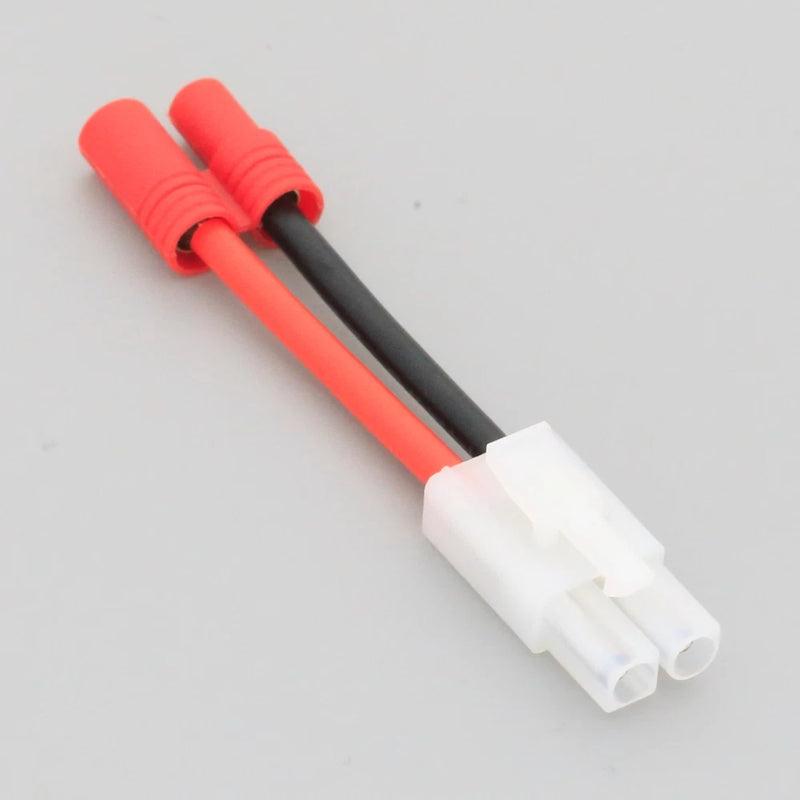 HXT 3.5mm Male+/Female- to Tamiya Female cable 14AWG 5CM wire For RC Battery FPV