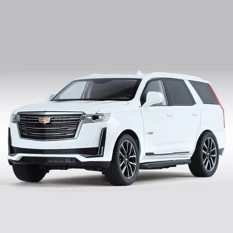 1/24 Escalade SUV Alloy Car Model Diecast Metal Off-Road Vehicles Car Model Soun