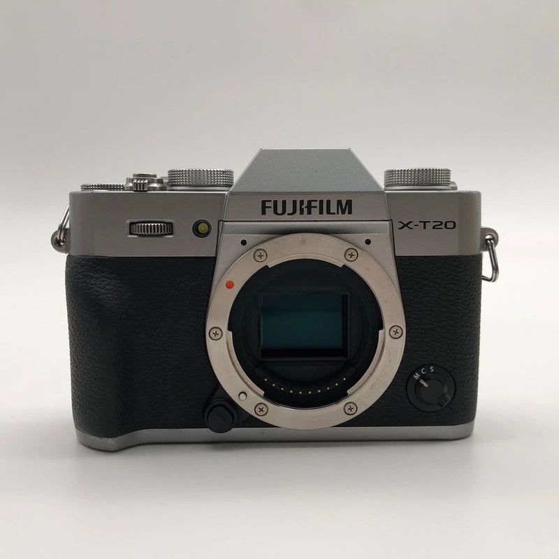 Fujifilm X-T20 Silver Mirrorless Digital Camera Body with Accessories Excellent