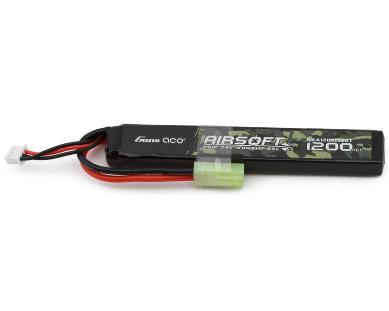 Gens Ace 2S 25C Airsoft LiPo Battery (7.4V/1200mAh) [GEA12002S25T] Battery