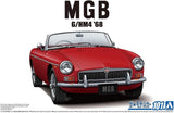 Aoshima 1/24 Scale The Model Car (101) Kit BLMC MG MGB G/HM4 1968 MG-B