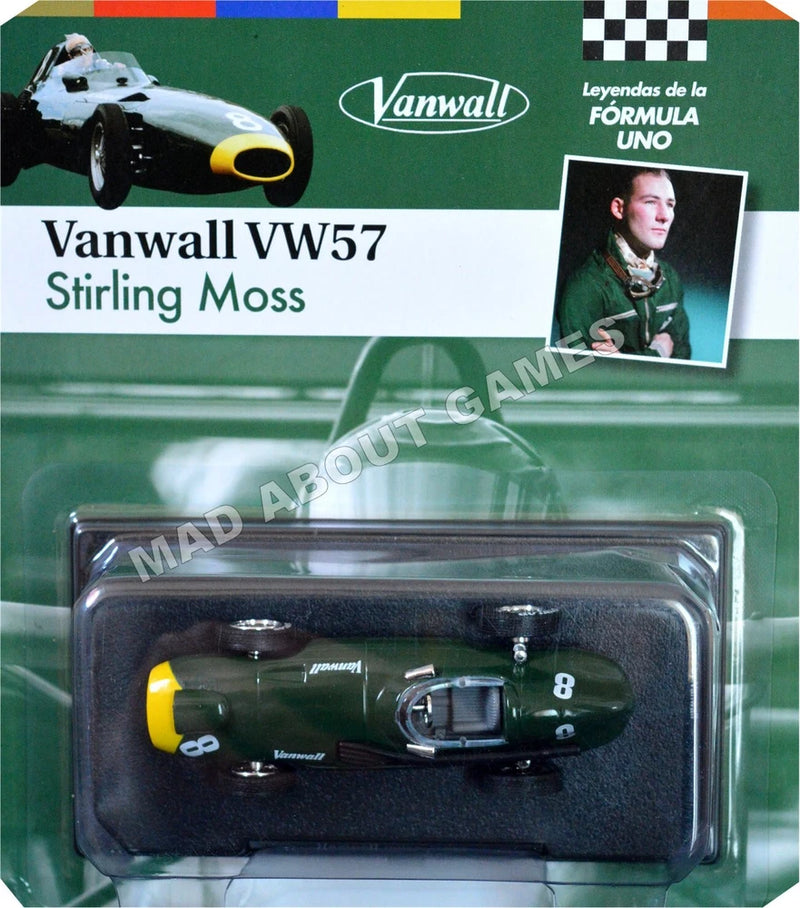 STIRLING MOSS VANWALL VW57 #8 1:43 Scale F1 Racing Car Formula One Toy Model
