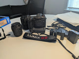 Panasonic LUMIX G9?with extras and 12-35mm and Leica 25mm Lens with Camo Skin