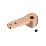 RC steering arm servo adapter with mounting holes, metal lever and pin screw