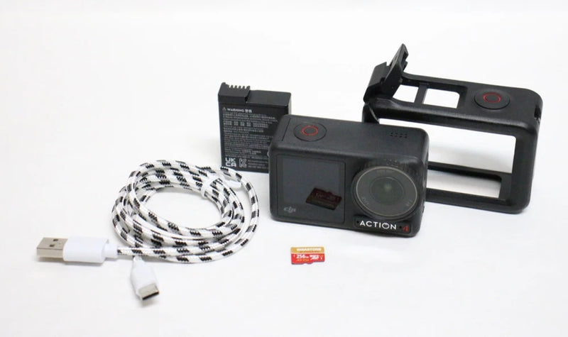 DJI Osmo Action 4 4k 10MP Action Camera with 256gb SD card