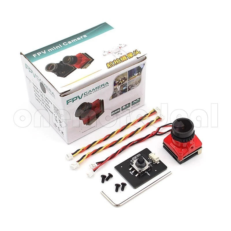 19MM FPV Racing Camera 1800TVL 1/1.8¡± Straight Sensor 2.1mm Lens Wide Voltage