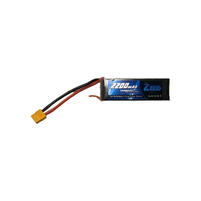 Zeee Lipo Battery 2200mAh 120c 14.8V *2 Pack* Battery