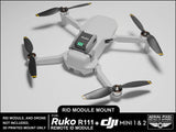 DJI Mini 1 and 2 Ruko R111 Remote ID Module Mount (RID Module Not Included) Drone