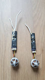 Xiaomi MI drone motor pair with wiring and rotor caps