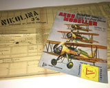 Aero Modeller model aircraft magazine with full-size plans and cover art