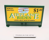 TOWN AND COUNTRY HOBBIES  BLINKING BILLBOARD AIRPLANE RIDES  W/T258 BULB. NEW