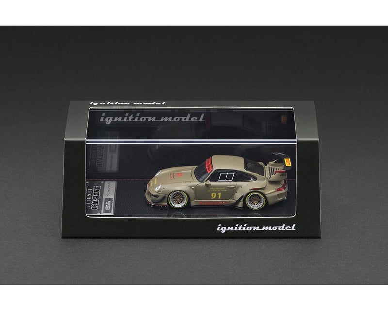 1:64 scale RWB 993 die-cast car model in retail box
