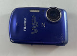 Fujifilm Finepix Z33WP Blue 10.0MP Waterproof Digital Camera FOR PARTS BROKEN