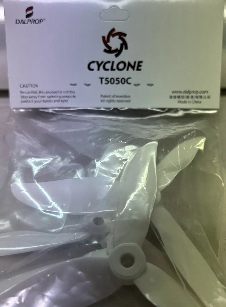 DALPROP CYCLONE T5050C Tri Blade Propeller 4pcsFPV Drone White