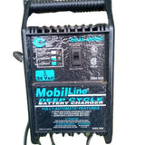 24V fully automatic battery charger with dual mode panel and indicator lights