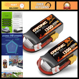 High-Performance 4S Lipo Battery 120C 1300mAh 14.8V XT60 for RC FPV Racing Drone Battery