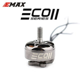 EMAX ECO II brushless RC motor with threaded 4mm shaft and black wiring lead