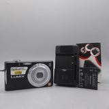 Panasonic Digital Camera Lumix DMC-FS18 16.1MP Black Tested W/ Battery + Charger