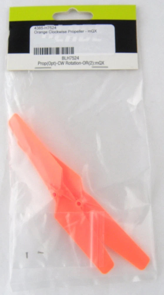 Blade BLH7525 Orange Propeller Set, Counter-Clockwise Rotation (2): mQX