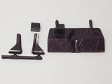 1955 Chevy StepsideFIREWALL , BATTERY & BRACKETS from AMT 1:25 Model Kit 55 Battery