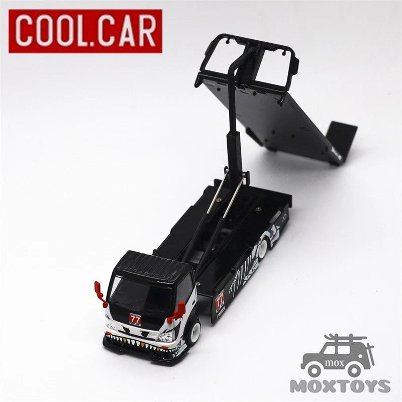 CoolCar 1:64 H300 Flat Transport trailer Bone Dragon #77 Diecast Model Car