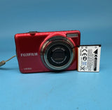 Fujifilm FinePix JV300 14.0MP Digital Camera, Red - Tested