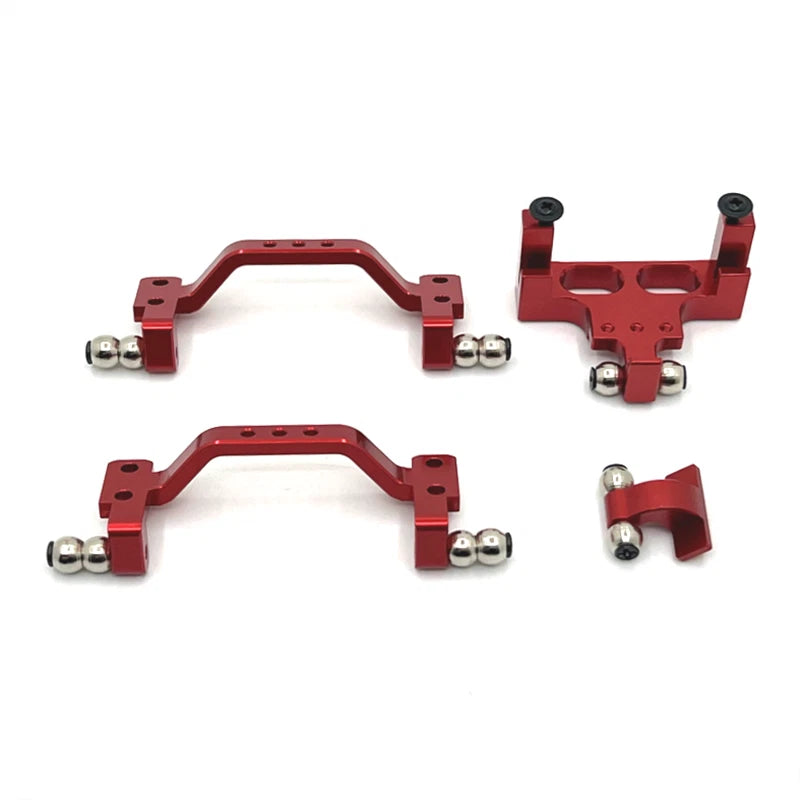 Metal RC Car Front and Rear Rod Seat Servo Fixed Seat Parts Fit For WPL 1/16 C64