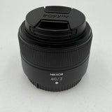 Nikon Z NIKKOR 40mm f/2 Manual Lens Z