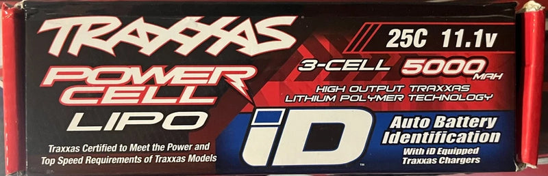 Traxxas Power Cell Lipo 25C 5000 MAH 11.1 Volts Battery In Original Box Battery