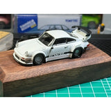 MODEL MODEL RWB 930 MATT WHITE 1/64 DIECAST CAR BY MM64-RWB930-004 Free Shipping