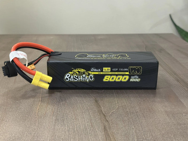 Gens Ace Bashing Pro 14.8v 100c 8000mAH G-Tech 4S Lipo Battery EC5 For Arrma Car Battery